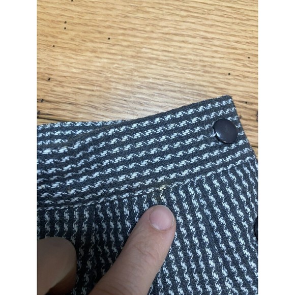 Vintage Chaus Pants Women's Size 6 Wool Blend Herringbone High Rise Trousers - Picture 6 of 16